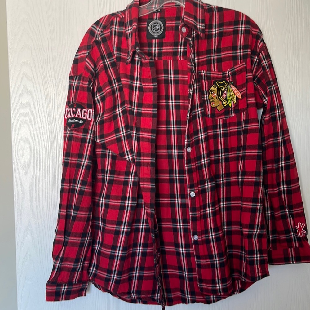 Blackhawks flannel